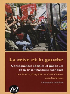 cover image of La crise et la gauche